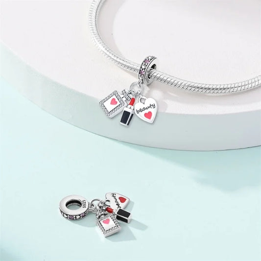 Γυναικείο charm με θέμα ομορφιάς και στρας