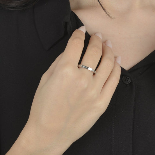 Ασημί δαχτυλίδι λουλούδια silver floral ring, classic design.