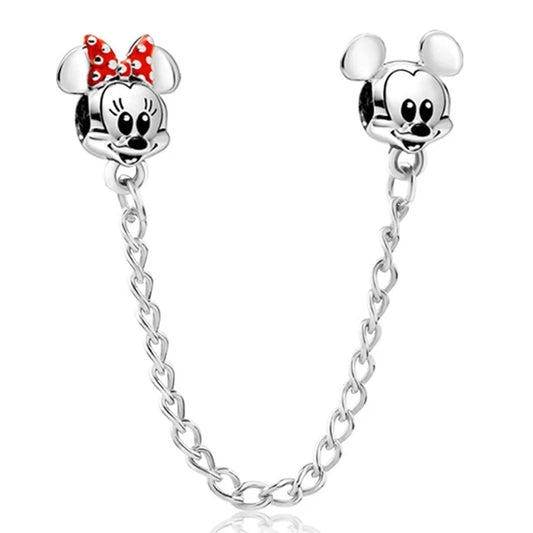 Αλυσίδα ασφαλείας με Mickey & Minnie