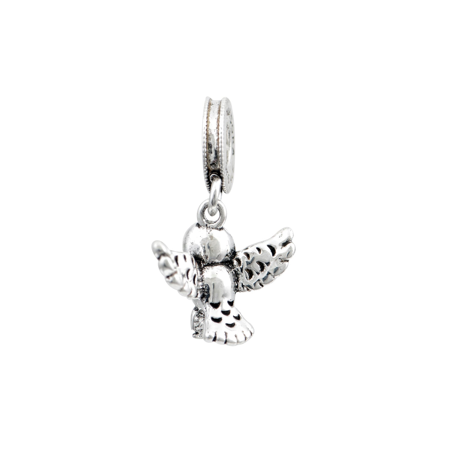 Ασημί charm Harry Potter owl Hedwig. Ασημί charm Harry Potter owl Hedwig.