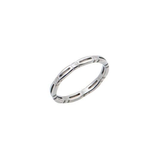 Ασημί δαχτυλίδι με γεωμετρικό σχέδιο | silver geometric ring, modern jewelry.