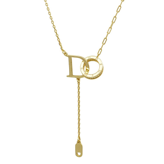 Κολιέ από ασήμι 925 με επιχρυσωμένο δαχτυλίδι silver jewerly