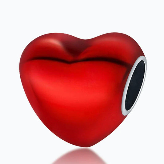 Charm Κόκκινη Καρδιά – Πάθος & Αγάπη σε Μια Μοντέρνα Πινελιά | Silver Plated