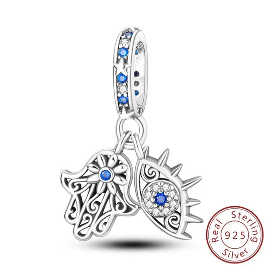 Charm με μάτι και Χάμσα για προστασία