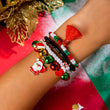 festive beaded bracelet set me mpotes kouddounia kai founta