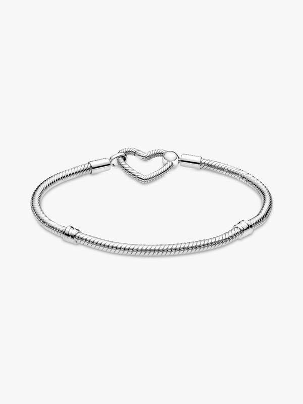 Βραχιόλι με twist clasp καρδιά για charms