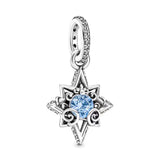 Charm Cinderella μπλε αστέρι με πέτρα