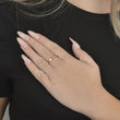 Ροζ χρυσό δαχτυλίδι με ανάγλυφα μοτίβα | rose gold ring with embossed patterns.

