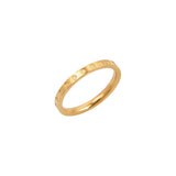 Χρυσό δαχτυλίδι με καρδιές | gold ring engraved hearts, romantic jewelry.

