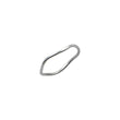 Ασημί δαχτυλίδι κυματιστό σχέδιο | silver wave design ring.
